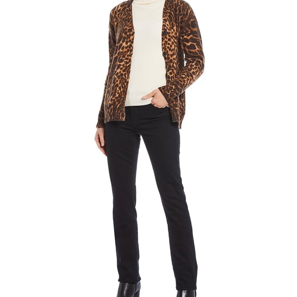 LAUREN Ralph Lauren Plus Size Animal Print Cardigan - Picture 9 of 14